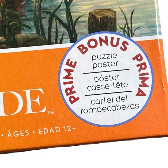 NEW CEACO Thomas Kincade A Father’s Perfect Day Painting Puzzle 1000 Piece 27x20 - Picture 2 of 8